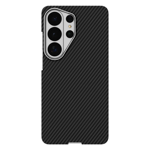 GKK For Samsung Galaxy S26 Ultra Magnetic Case 600D Fine Carbon Fiber Texture Hard PC Phone Back Cover - Black - 1