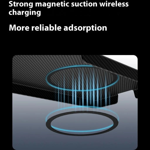 GKK For Samsung Galaxy S26 Ultra Magnetic Case 600D Fine Carbon Fiber Texture Hard PC Phone Back Cover - Black - 2