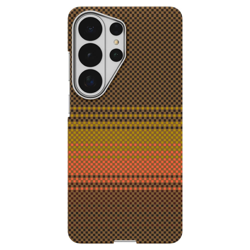 GKK For Samsung Galaxy S26 Ultra Magnetic Case Hard PC Phone Back Cover - Sunrise Gold - 1
