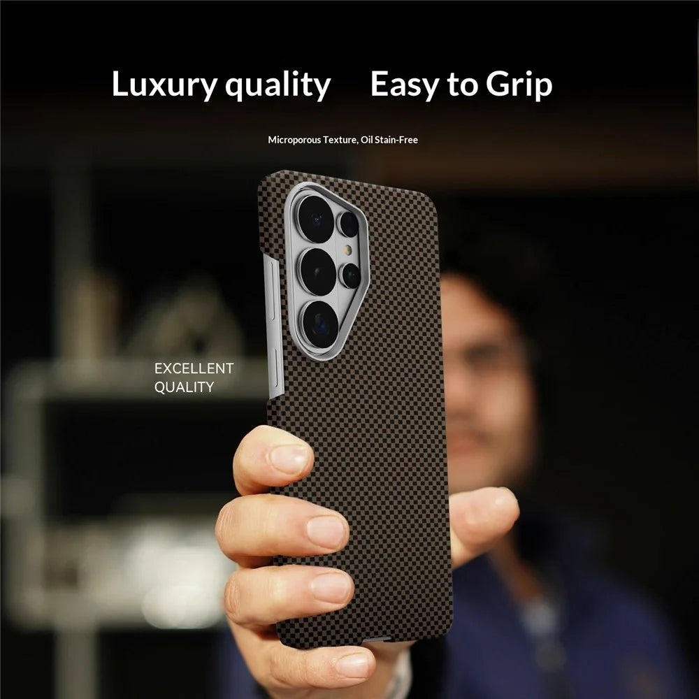 GKK For Samsung Galaxy S26 Ultra Magnetic Case PC + TPU Ultra Thin Phone Cover - Black - 7