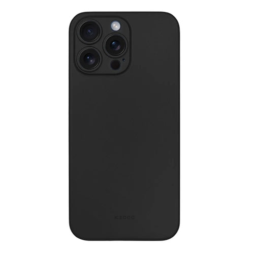 KZDOO Air Skin Series for iPhone 13 Pro Max Case Frosted Back Ultra Thin PP Phone Cover - Black - 1
