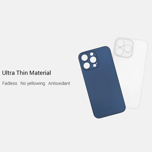 KZDOO Air Skin Series for iPhone 13 Pro Case Frosted Back Ultra Thin PP Phone Cover - Blue - 2