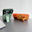For iPhone 17 Pro Magnetic Case Kickstand Dual Color Skin Touch Rubberized PC + TPU Phone Cover - Brown - 4