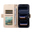 For iPhone 18 Pro Max / 17 Pro Max Leather Case Rhinestone Decor Rhombus Pattern Wallet Stand Flip Phone Cover with Straps - Apricot - 2