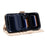 For iPhone 18 Pro Max / 17 Pro Max Leather Case Rhinestone Decor Rhombus Pattern Wallet Stand Flip Phone Cover with Straps - Apricot - 3
