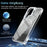Magnetic Case For Samsung Galaxy S25  /  S24 Gradient Glitter Shockproof TPU PC Phone Cover - Black - 7