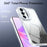 For Samsung Galaxy S25 FE Magnetic Case Gradient Glitter Shockproof TPU PC Phone Cover - Black - 5