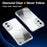 For Samsung Galaxy S25 Edge Magnetic Case Gradient Glitter Shockproof TPU PC Phone Cover - Black - 2