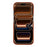 X-LEVEL For iPhone 17 Pro Case Compatible with MagSafe Lacquered "Horse" Character Carbon Nanofiber PC Phone Cover - Orange - 3