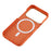 X-LEVEL For iPhone 17 Pro Case Compatible with MagSafe Lacquered "Horse" Character Carbon Nanofiber PC Phone Cover - Orange - 5