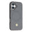 KIGC For iPhone 17 Case Compatible with MagSafe PC + TPU + PU Electroplating Phone Cover - Grey - 1