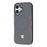 KIGC For iPhone 17 Case Compatible with MagSafe PC + TPU + PU Electroplating Phone Cover - Grey - 2