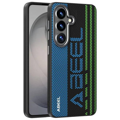 ABEEL For Samsung Galaxy S26 Magnetic Case Micro-Embossing 6D Printed PC TPU Aluminum Alloy Leather Phone Cover - Outstanding No. 1 - 1