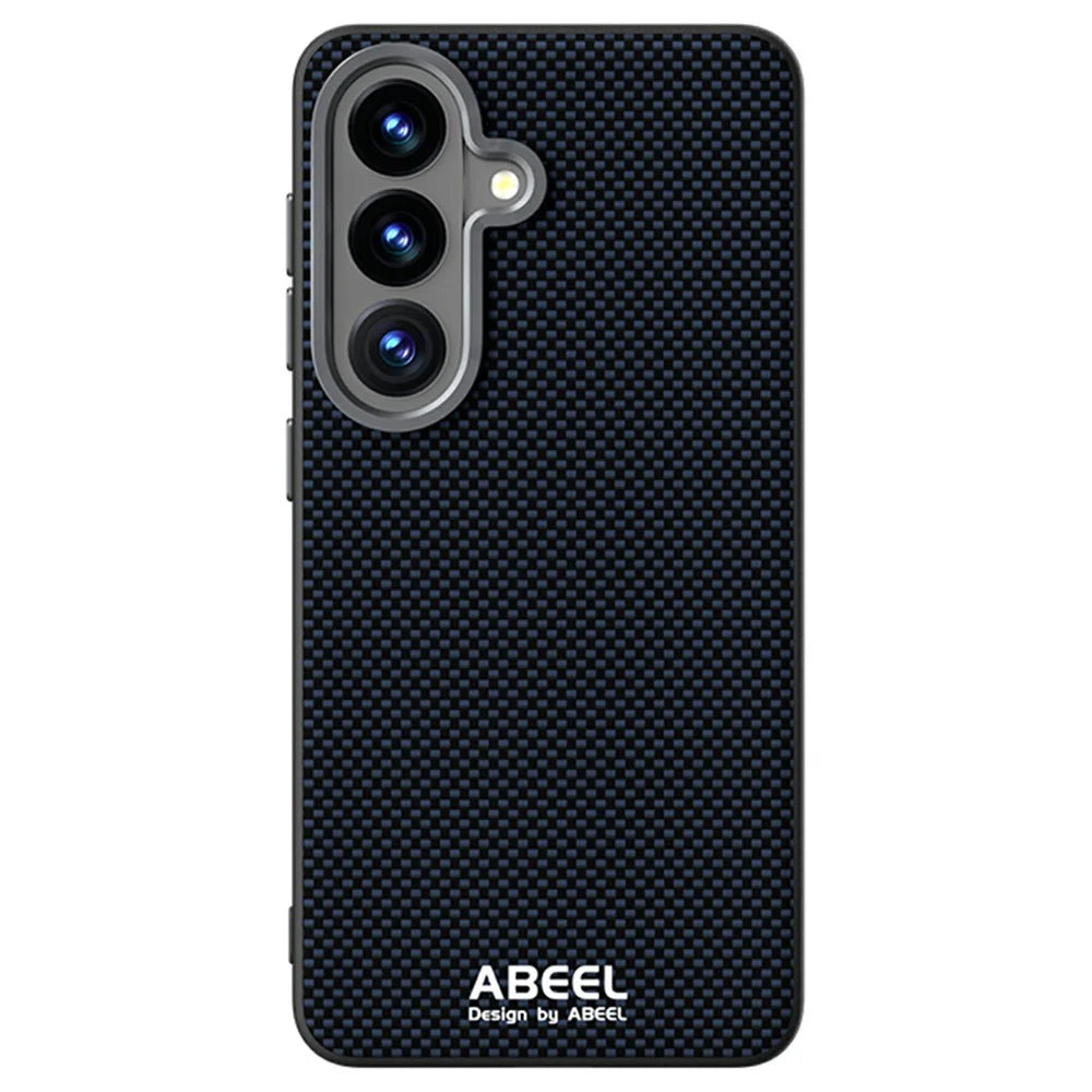 ABEEL For Samsung Galaxy S26+ Magnetic Case Printed PC TPU Aluminum Alloy Leather Phone Cover - Black - 2