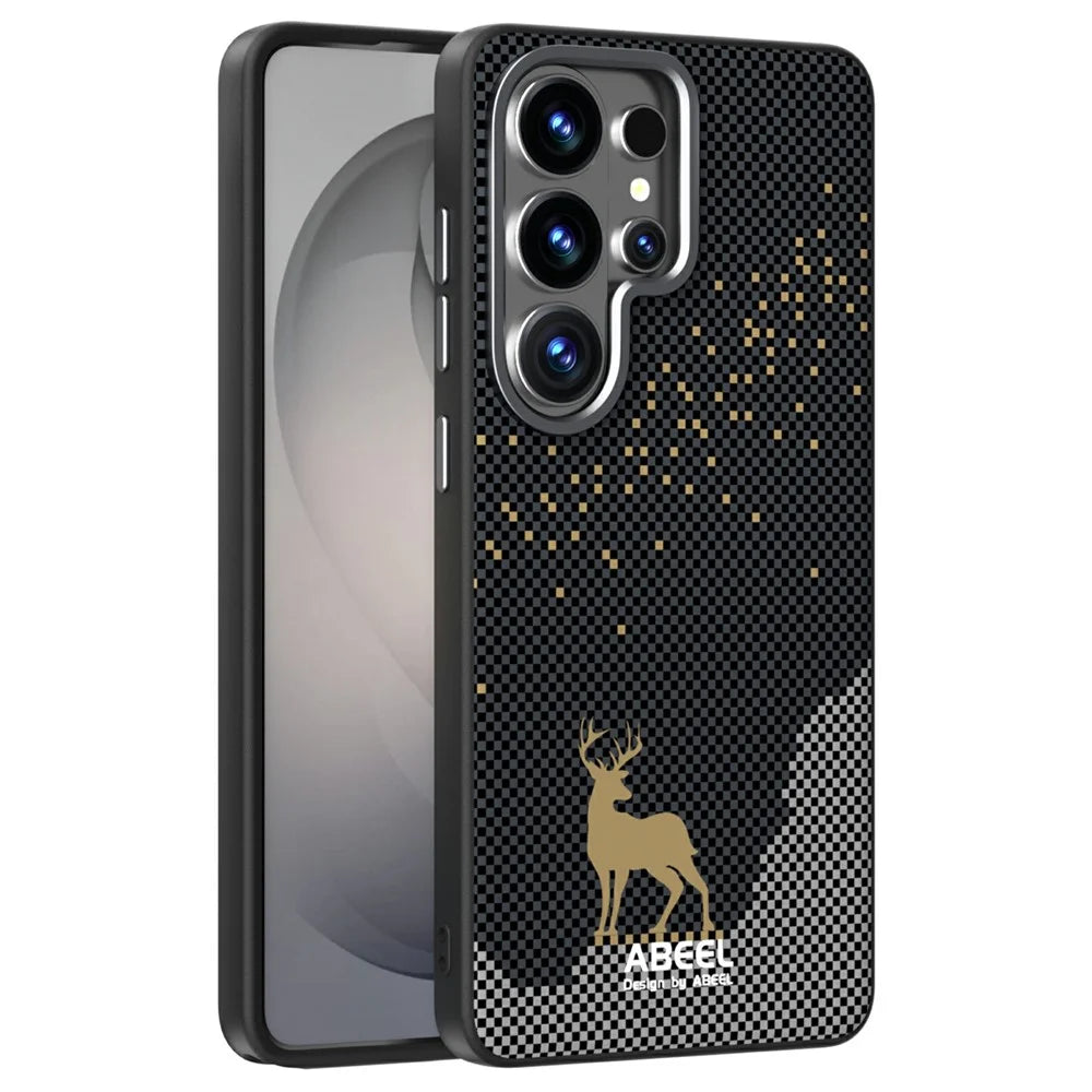 ABEEL For Samsung Galaxy S26 Ultra Magnetic Case Ultra Slim PC TPU Phone Back Cover - Deer - 1