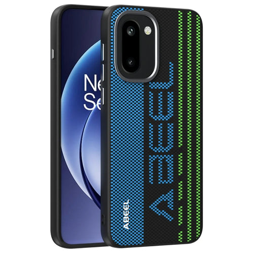 ABEEL For OnePlus 15R 5G Magnetic Case Micro-Embossing 6D Printed PC TPU Aluminum Alloy Leather Phone Cover - Outstanding No. 1 - 1