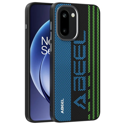 ABEEL For OnePlus 15R 5G Magnetic Case Micro-Embossing 6D Printed PC TPU Aluminum Alloy Leather Phone Cover - Outstanding No. 1 - 1