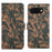 For Google Pixel 9a Leather Wallet Case Bohemian-style TPU PU Phone Cover with Stand - Autumn Leaves - 1