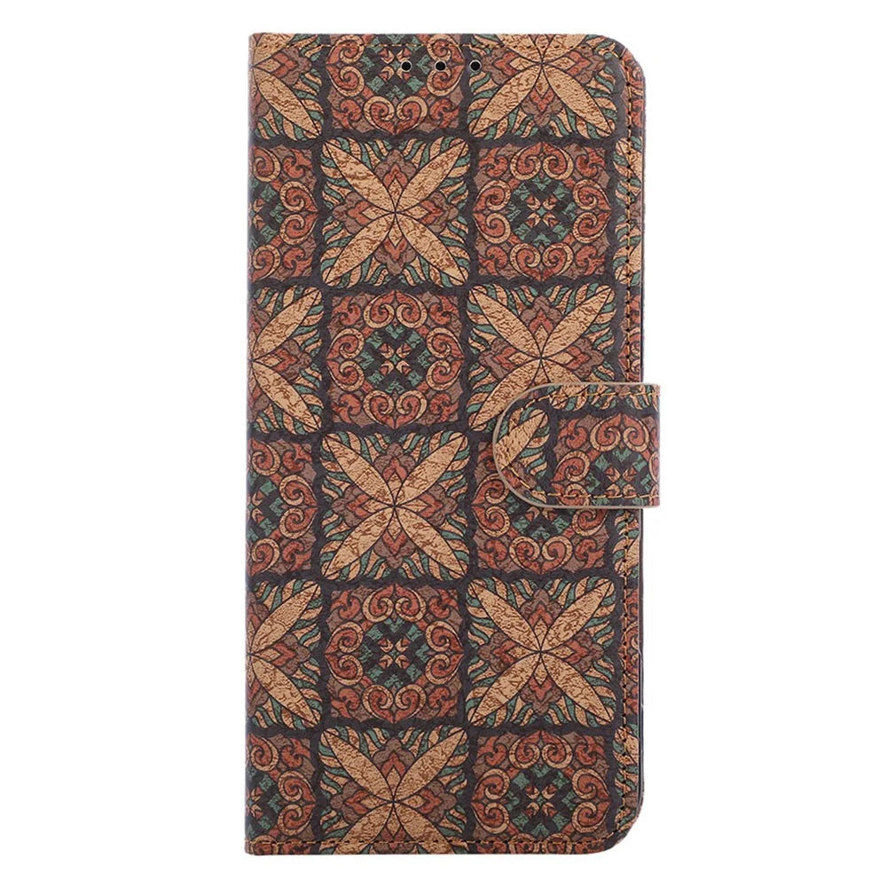 For Sony Xperia 1 VII Leather Wallet Case Bohemian-style TPU PU Phone Cover with Stand - Hearts - 6