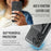 MAGKING K2 Series For Samsung Galaxy S24 FE Magnetic Case PC + TPU + PU Phone Cover with RFID Blocking Wallet - Black - 7