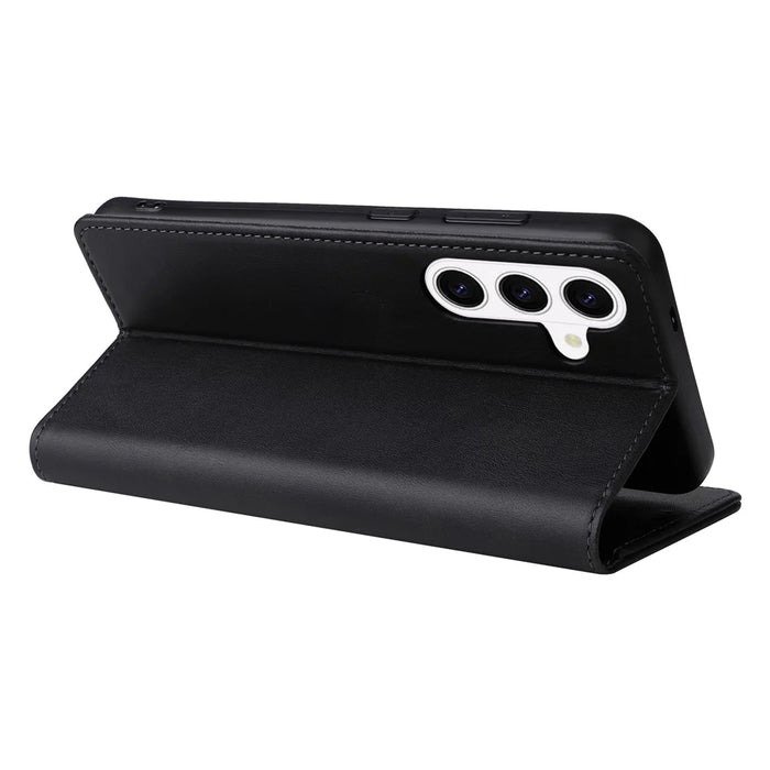 For Samsung Galaxy S26 Case RFID Blocking PU Leather Phone Wallet Cover - Black - 4