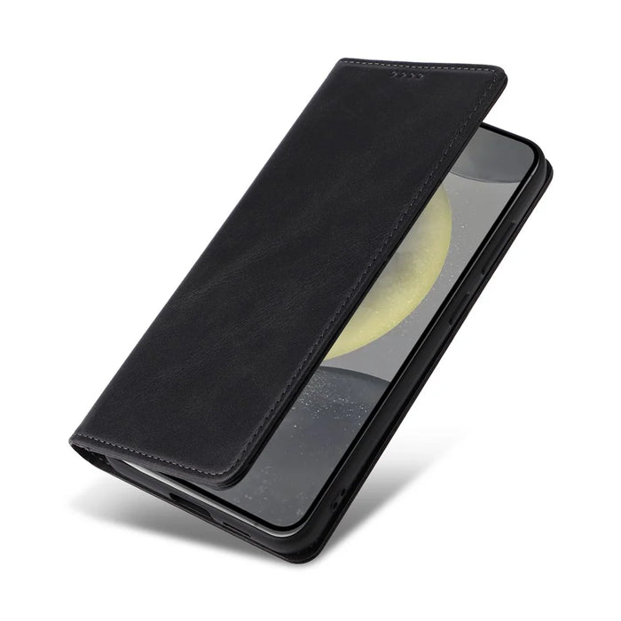 For Samsung Galaxy S26 Case RFID Blocking PU Leather Phone Wallet Cover - Black - 6
