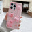 For iPhone 16 Pro Max Silicone Case Cute 3D Cartoon Pig Pendant Shockproof Phone Back Cover - Pink - 1