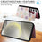For Samsung Galaxy S26+ Case Flower Leather TPU RFID Blocking Phone Cover Card Slots - Flowers - 7