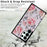 For Samsung Galaxy S26 Ultra Case Flower Leather TPU RFID Blocking Phone Cover Card Slots - Rose - 7