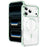 For iPhone 17 Pro Max Case Compatible with MagSafe TPU PC Acrylic Shockproof Clear Phone Back Cover - Mint Green - 1