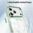 For iPhone 17 Pro Max Case Compatible with MagSafe TPU PC Acrylic Shockproof Clear Phone Back Cover - Mint Green - 3