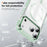 For iPhone 17 Pro Max Case Compatible with MagSafe TPU PC Acrylic Shockproof Clear Phone Back Cover - Mint Green - 6