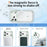 For iPhone 17 Pro Max Case Compatible with MagSafe TPU PC Acrylic Shockproof Clear Phone Back Cover - Mint Green - 7