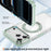 For iPhone 17 Pro Max Case Compatible with MagSafe Rotating Kickstand Shockproof TPU PC Acrylic Clear Phone Back Cover - Mint Green - 2