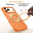 For iPhone 17 Pro Max Magnetic Case Rotating Kickstand Ripple Texture Liquid Silicone Shockproof Phone Cover - Cyan - 4