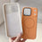 For iPhone 17 Pro Max Case Compatible with MagSafe Rhinestone Decor Lens Frame Silicone Phone Cover - Orange - 3