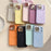 For iPhone 17 Pro Max Case Compatible with MagSafe Rhinestone Decor Lens Frame Silicone Phone Cover - Orange - 7