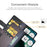 For Nothing Phone (3a) Lite 5G Case Genuine Split Leather Phone Cover with Wallet Stand - Black - 7