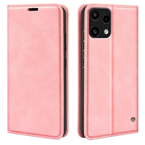 For Nothing Phone (3a) Lite 5G Case Skin Touch Leather Wallet Phone Cover - Pink - 1
