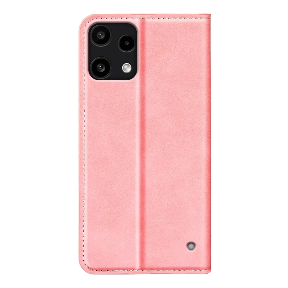 For Nothing Phone (3a) Lite 5G Case Skin Touch Leather Wallet Phone Cover - Pink - 6