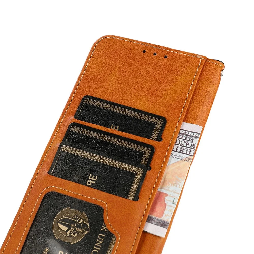 KHAZNEH For Samsung Galaxy S26+ Wallet Phone Case Stand Leather Flip Cover - Black - 4