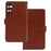 IDEWEI For Samsung Galaxy S26 Case Wallet Leather Phone Cover Crazy Horse Texture - Brown - 1