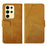 IDEWEI For Samsung Galaxy S26 Ultra Case Leather Wallet Phone Cover Stand Calf Texture - Brown - 1