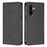 For Samsung Galaxy A18 5G / A18 4G / A17 5G / A17 4G / A26 5G Case RFID Blocking Wallet Stand Imprinted Cat Pattern Leather Phone Cover - Black - 1