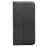 For Samsung Galaxy S26 Ultra Wallet Phone Case Checkered Pattern Imprint Leather Flip Cover with Wrist Strap - Black - 4