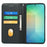 For Samsung Galaxy S26 Wallet Case Magnetic Closing PU Leather Phone Cover with Wrist Strap - Black - 2