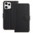 For Nothing Phone (3a) Lite 5G Leather Case Wallet Stand Solid Color Anti Drop Phone Cover - Black - 1