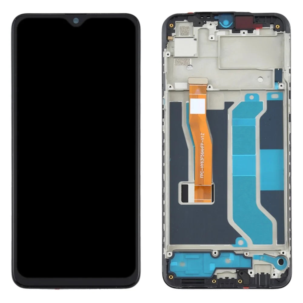For Oppo Realme 3 Pro / Realme X Lite Grade C LCD Screen and Digitizer Assembly + Frame Cell Phone Replacement Parts (Without Logo) - 1