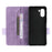 For ZTE nubia S2 Phone Case Leather Wallet Flip Phone Cover with Hardware Decor - Purple - 5