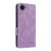 Phone Case for ZTE nubia S2R  /  S2e  /  S2 Lite Leather Wallet Flip Phone Cover with Hardware Decor - Purple - 7